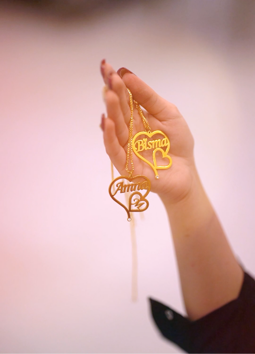 Heart Name Necklace