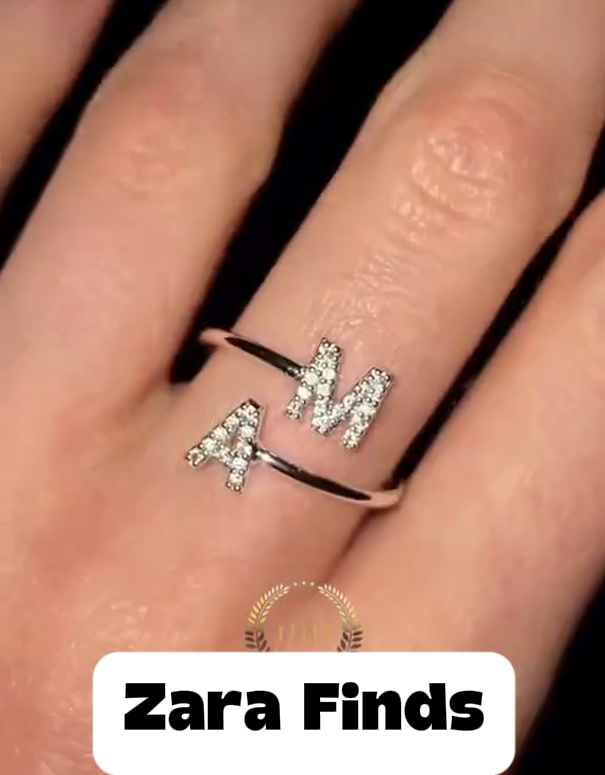 Custom initials Ring