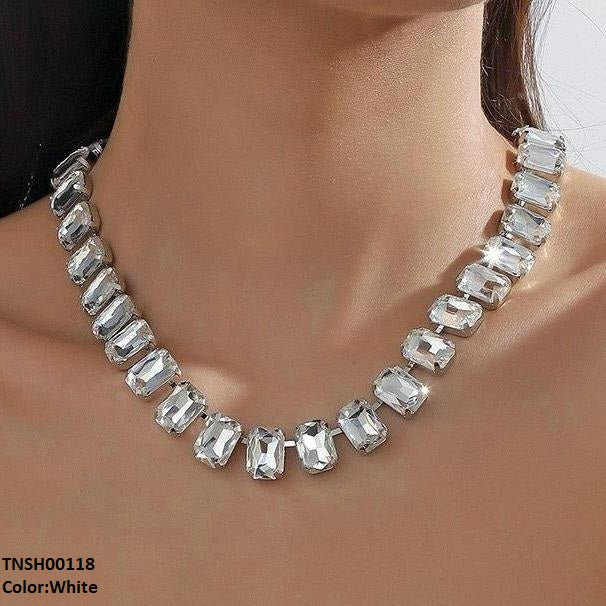 Rectangle Link Necklace