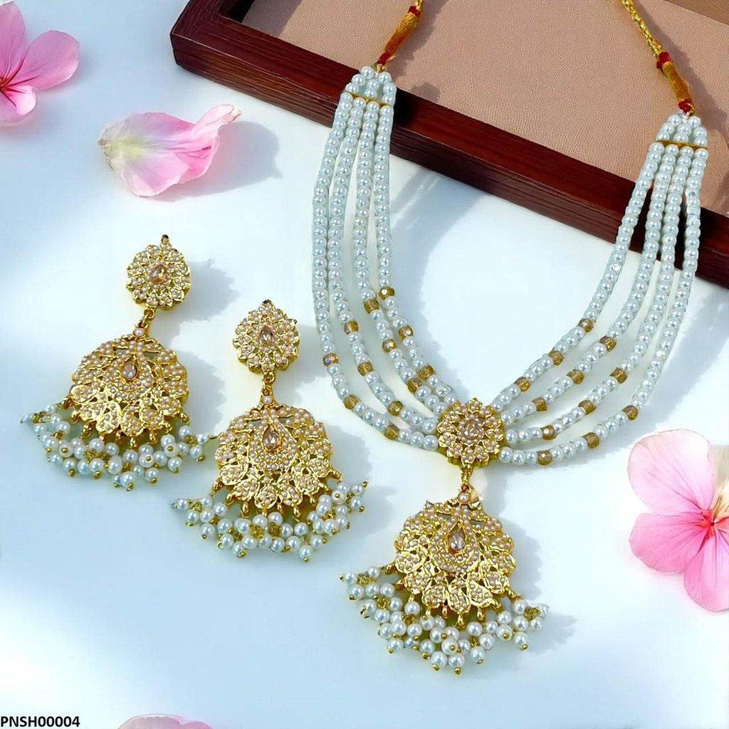 Pearl Drop Necklace Set