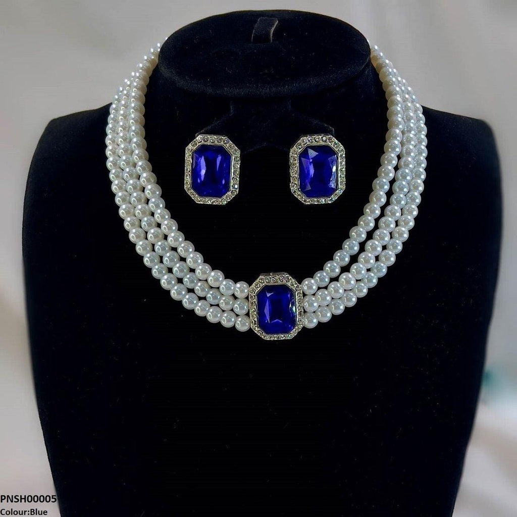 Rectangle Necklace Set