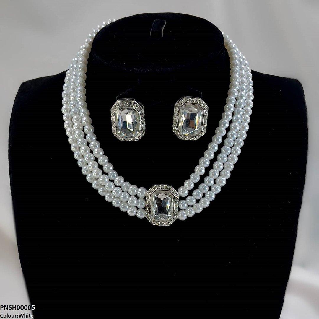 Rectangle Necklace Set