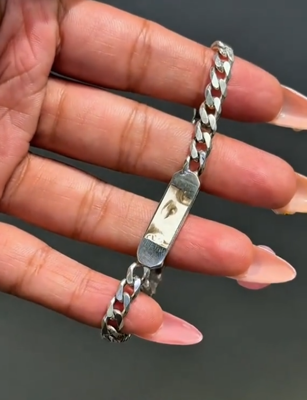 Custom onyx Bracelet Eyes on Back