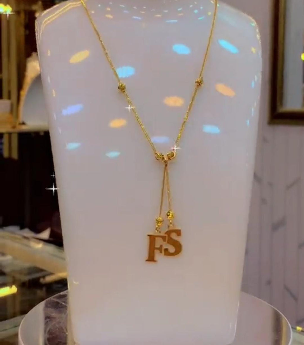 Customized Alphabet Necklace